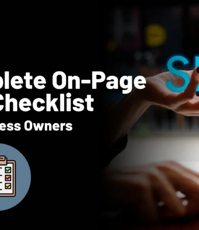 Complete On Page SEO Checklist for Business Owners