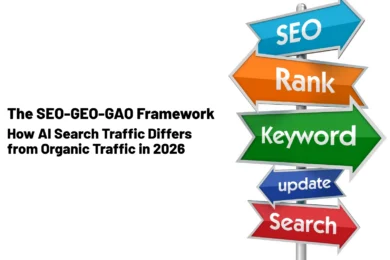 The SEO GEO GAO Framework How AI Search Traffic Differs from Organic Traffic in 2026