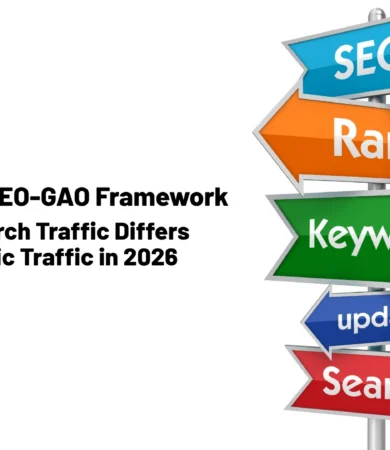 The SEO GEO GAO Framework How AI Search Traffic Differs from Organic Traffic in 2026